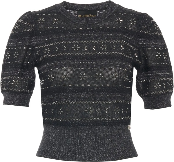 Tricou T-shirt with metallic details