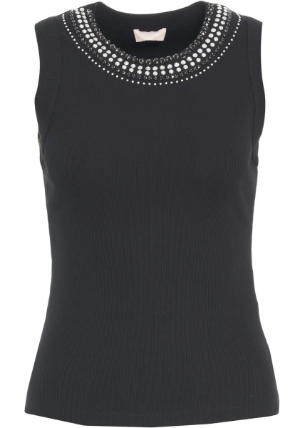 Tricou Top with appliqués
