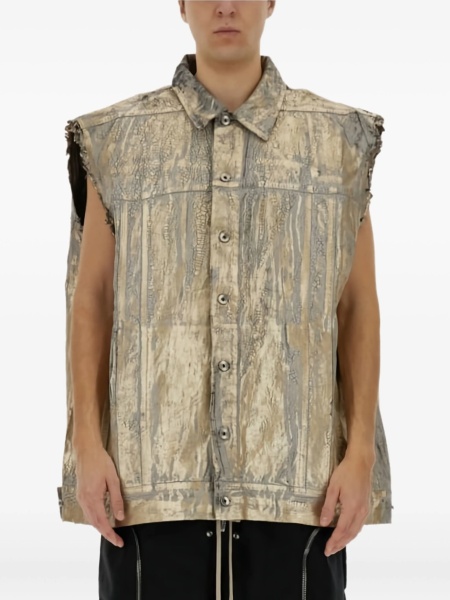 Vesta Rick Owens aurie din bumbac