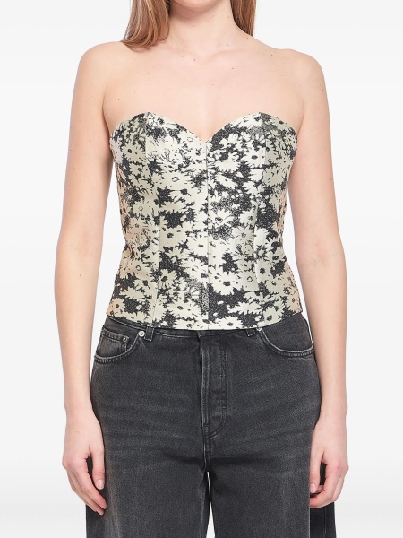 Vesta Stella McCartney alba din polyester si matase
