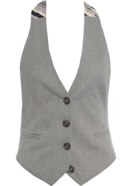 Vesta Vest with tie detail