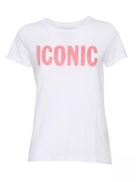 White t-shirt with print