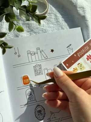 Bookish Vibes Sticker Sheet - Img 3