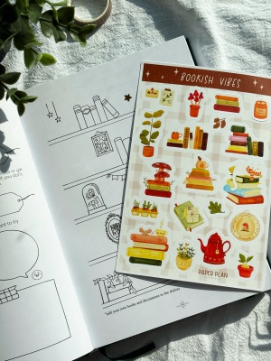 Bookish Vibes Sticker Sheet - Img 2