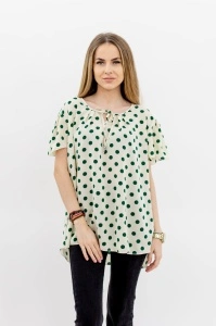 Bluza dama 2310 - Crem/Verde