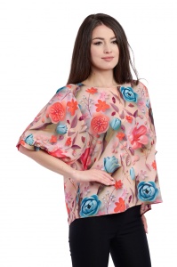 Bluza dama 939 - Multicolora - Img 3