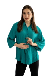 Camasa dama 2207 - Verde Turcoaz
