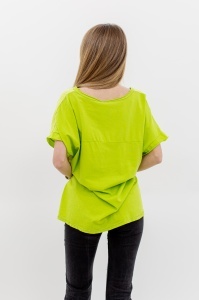 Tricou dama, Everyday, Verde Lime, One Size - Img 2