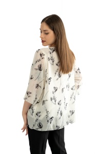 Bluza dama 815 - Ivoire/Negru - Img 2