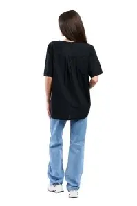 Camasa dama 4065, Negru, Marime Universala - Img 3