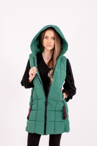 Vesta dama cu gluga 1888 - Verde - Img 4