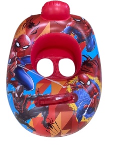 Colac inot tip barcuta cu maner , Spider Man, 63x45 cm