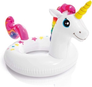 Colac pentru inot Intex, Unicorn, 107x58 cm