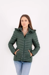 Jacheta dama cu gluga 2025 - Verde