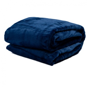 Patura tip Cocolino 200x230 Culoare - Albastru Inchis