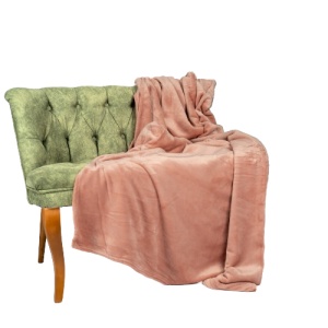 Patura tip Cocolino 200x230 Culoare - Roz Pudra - Img 2
