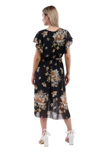 Rochie dama 2372 - Negru/Bej - Img 4