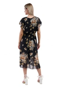 Rochie dama 2372 - Negru/Bej - Img 4
