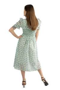 Rochie dama 61108, Verde/Bleu, L - Img 5
