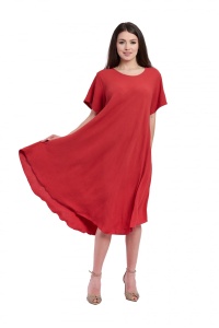 Rochie dama 947 - Caramiziu - Img 4