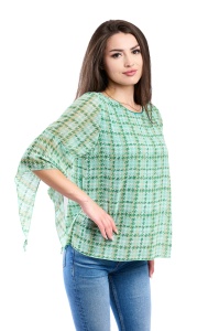 Bluza dama 809 - Verde/Verde Deschis - Img 3