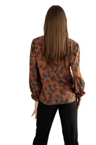 Bluza dama 817 - Rosu/Verde - Img 4