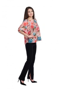 Bluza dama 939 - Multicolora - Img 4