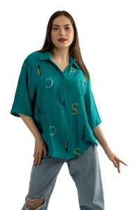 Camasa dama 1117 - Verde Turcoaz