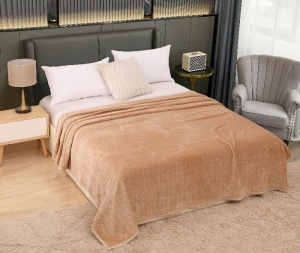 Patura cocolino Romb, 200x230cm, Culoare Bej Capucino