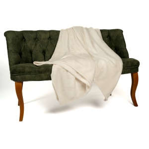 Patura tip Cocolino 200x230 Culoare - Alb Ivoire - Img 2