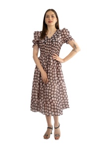 Rochie dama 61108, Maro/Roz, M