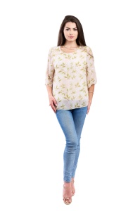 Bluza dama 809 - Crem/Verde
