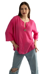 Camasa dama uni, Roz, Oversize