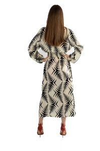 Rochie dama 2366 - Alb/Negru - Img 2