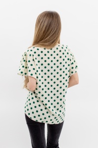 Bluza dama 2310 - Crem/Verde - Img 2