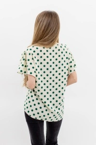 Bluza dama 2310 - Crem/Verde - Img 2