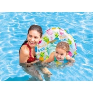 Colac inot pentru copii Intex, Ananas 61cm - Img 2