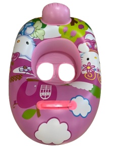 Colac inot tip barcuta cu maner , Hello Kitty, 63x45 cm - Img 2
