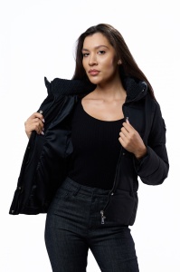 Geaca dama 601 - Neagra - Img 4
