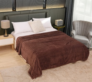 Patura cocolino Romb, 200x230cm, Culoare Maro