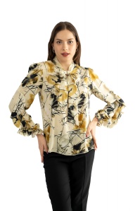 Bluza dama 820 - Crem/Kaki