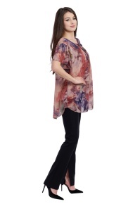 Bluza dama 949, Roz Inchis/Mov, Marime Universala - Img 3