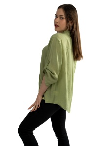 Camasa dama 2207 - Verde Deschis - Img 3