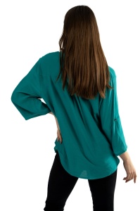 Camasa dama 2207 - Verde Turcoaz - Img 2