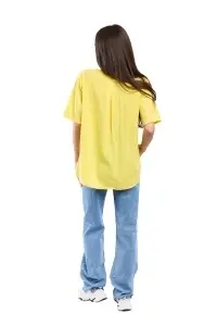 Camasa dama 4065, Galben, Marime Universala - Img 3