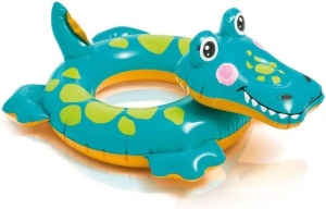 Colac pentru inot Intex, Crocodil, 71x56 cm