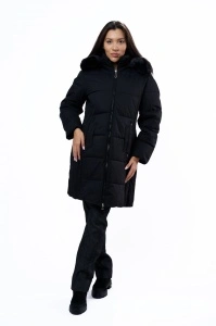 Geaca dama 8607 - Negru