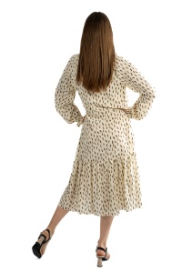 Rochie dama 61001, Ivoire/Maro, One Size - Img 6