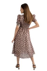 Rochie dama 61108, Maro/Roz, M - Img 2
