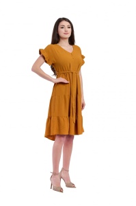Rochie dama 946 - Mustar - Img 3